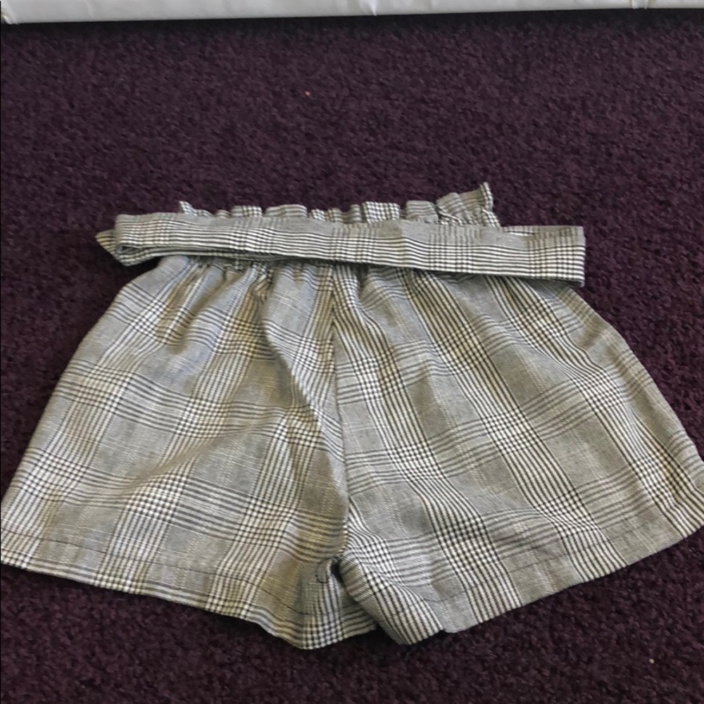 Plaid shorts only worn once